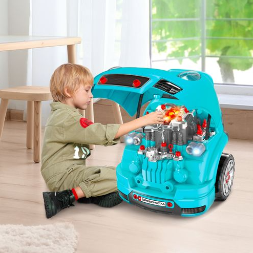 Ultimate Kids Truck Engine DIY Toy Set - Lights, Sounds & Role Play Fun!