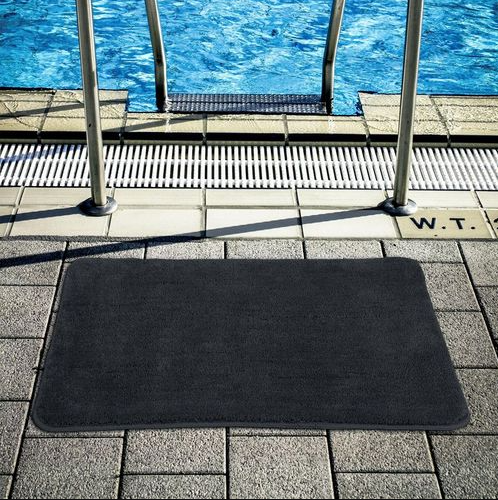 VINSANI Ultra Soft D.Grey Bath Mat - Luxurious Comfort & Fluffy Support