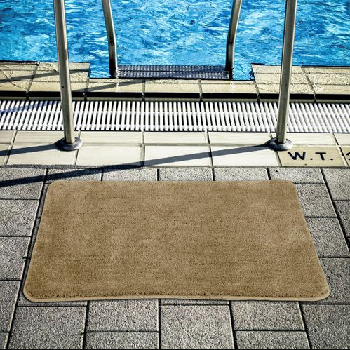 VINSANI Luxe Ultra-Soft Beige Bath Mat - 50x80cm Comfort for Your Feet