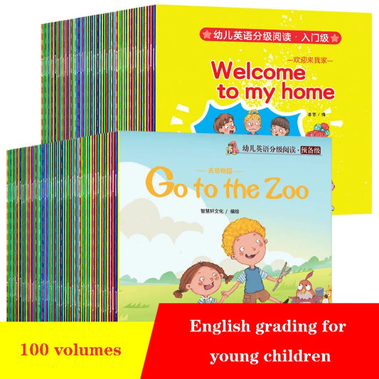 100-Book Children's Story Set: Enlightening Bedtime Tales for Young Readers