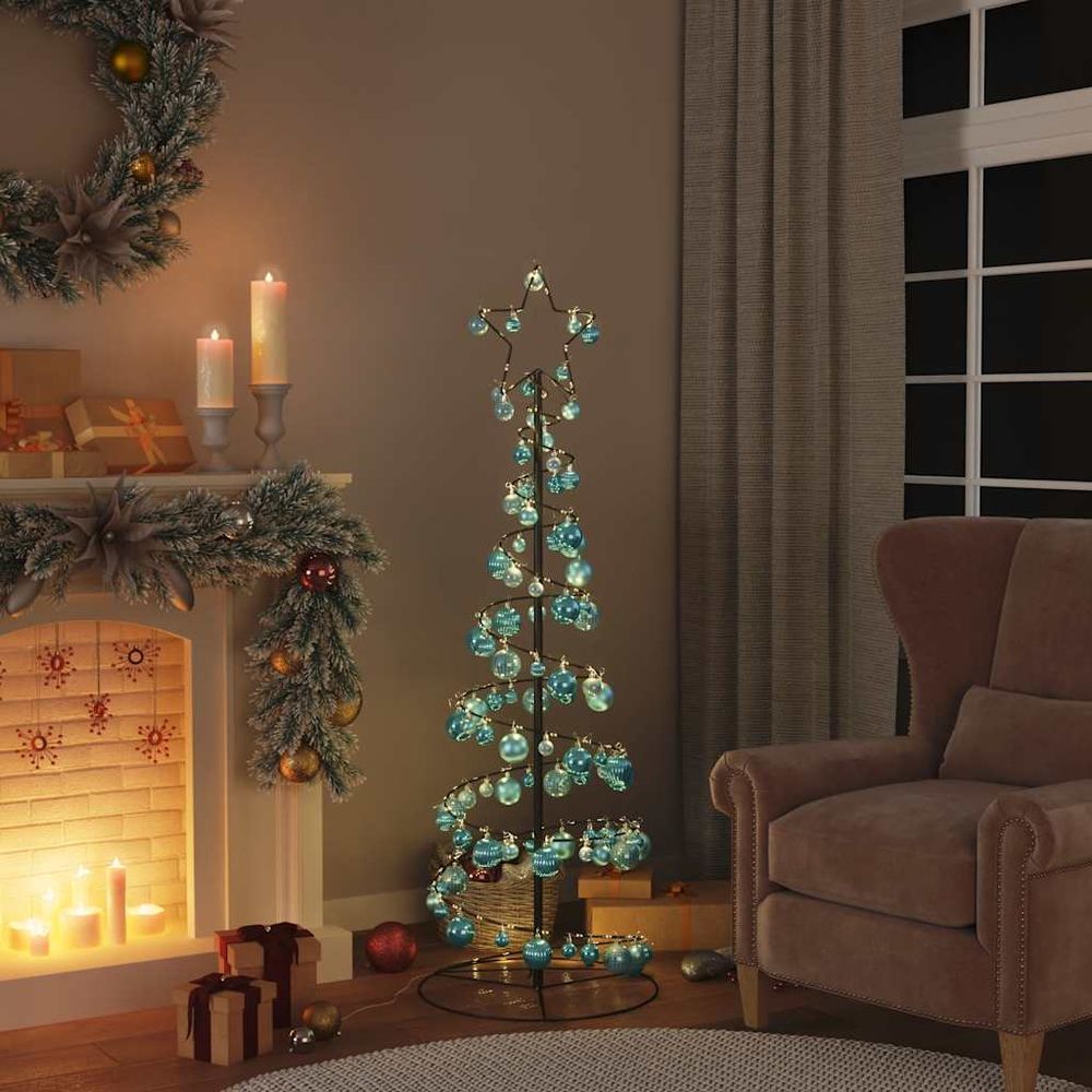 vidaXL 100-Piece Turquoise Christmas Bauble Set ? Festive Decor for All!