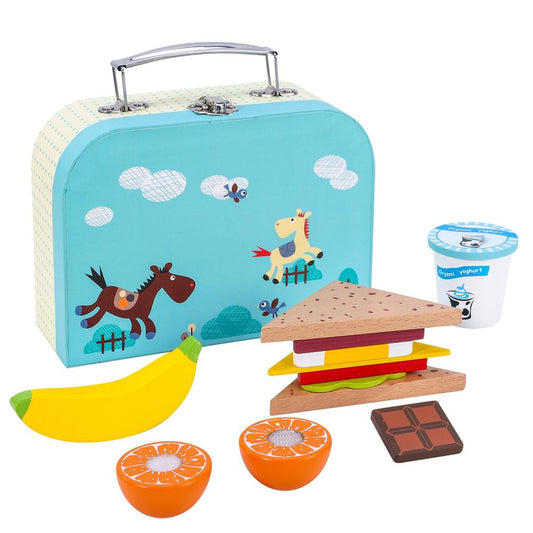 SOKA Wooden Lunchbox Set: Fun, Educational Play for Imaginative Kids!