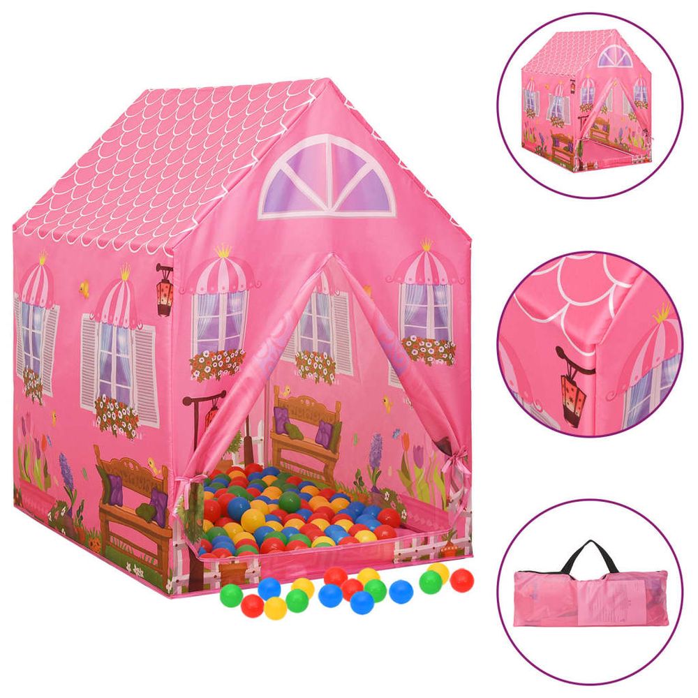 Charming Pink Kids Play Tent – Fun & Cozy Adventure Space for Imaginative Play!