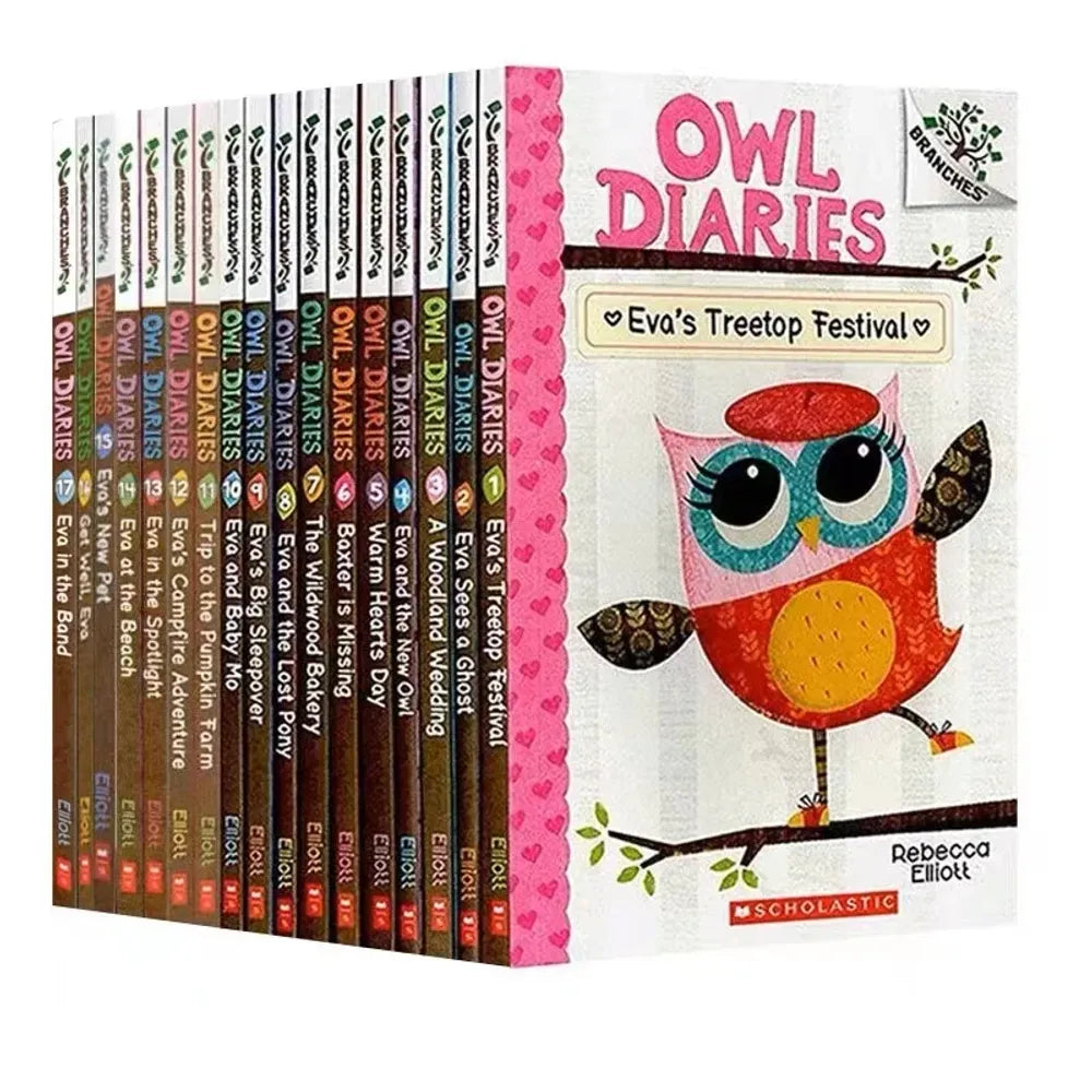 Owl Diaries: 17-Book Set for Creative Girls Ages 6-12 - Fun & Learning!