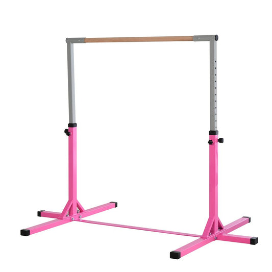 Adjustable Kids Gymnastics Horizontal Bar - Home Fitness Fun & Safety