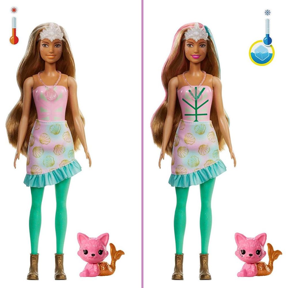 Barbie Color Reveal Mermaid Surprise Set with 25 Magical Accessories!