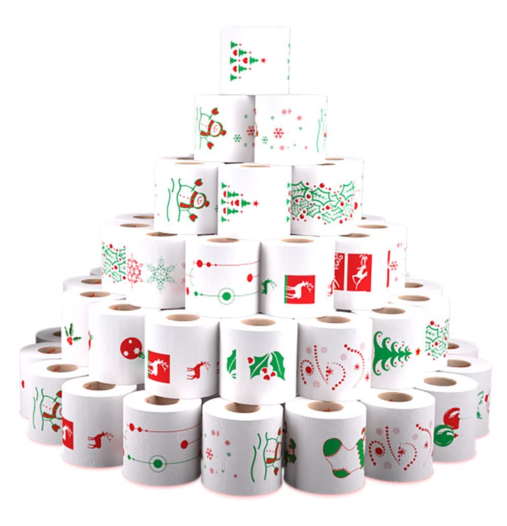 Festive Luxury: Renova 9 Rolls Christmas Toilet & 2 Kitchen Rolls Set