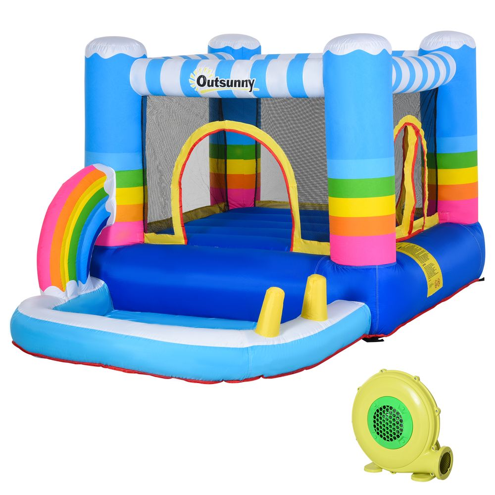 Deluxe Kids Bouncy Castle with Pool - Fun Trampoline Combo for Ages 3-8!