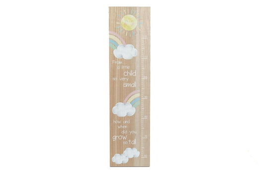 Charming Rainbow Growth Chart: Measure Milestones with Sunshine & Joy!