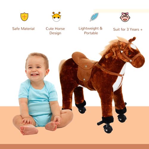 Galloping Joy: Interactive Plush Walk-On Pony for Fun-Filled Adventures!