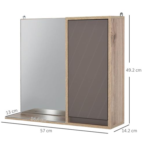 Smart Space-Saving Wall-Mounted Bathroom Cabinet & Mirror Shelf - Chic Storage!