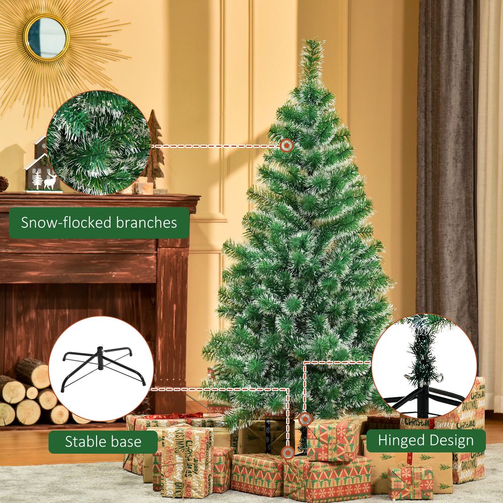 Majestic 5ft Artificial Christmas Tree with Metal Stand - Perfect Holiday D?cor