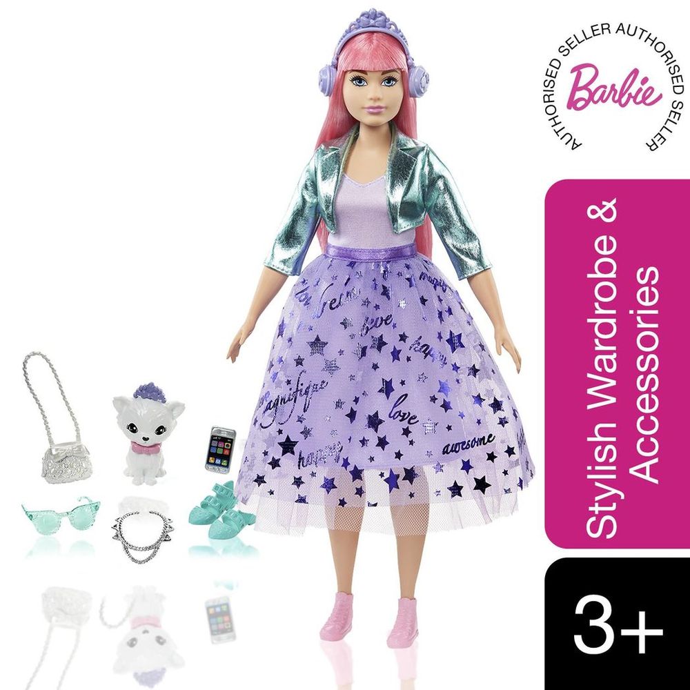 Enchanting Barbie Princess Adventure Daisy Doll with Kitten Companion