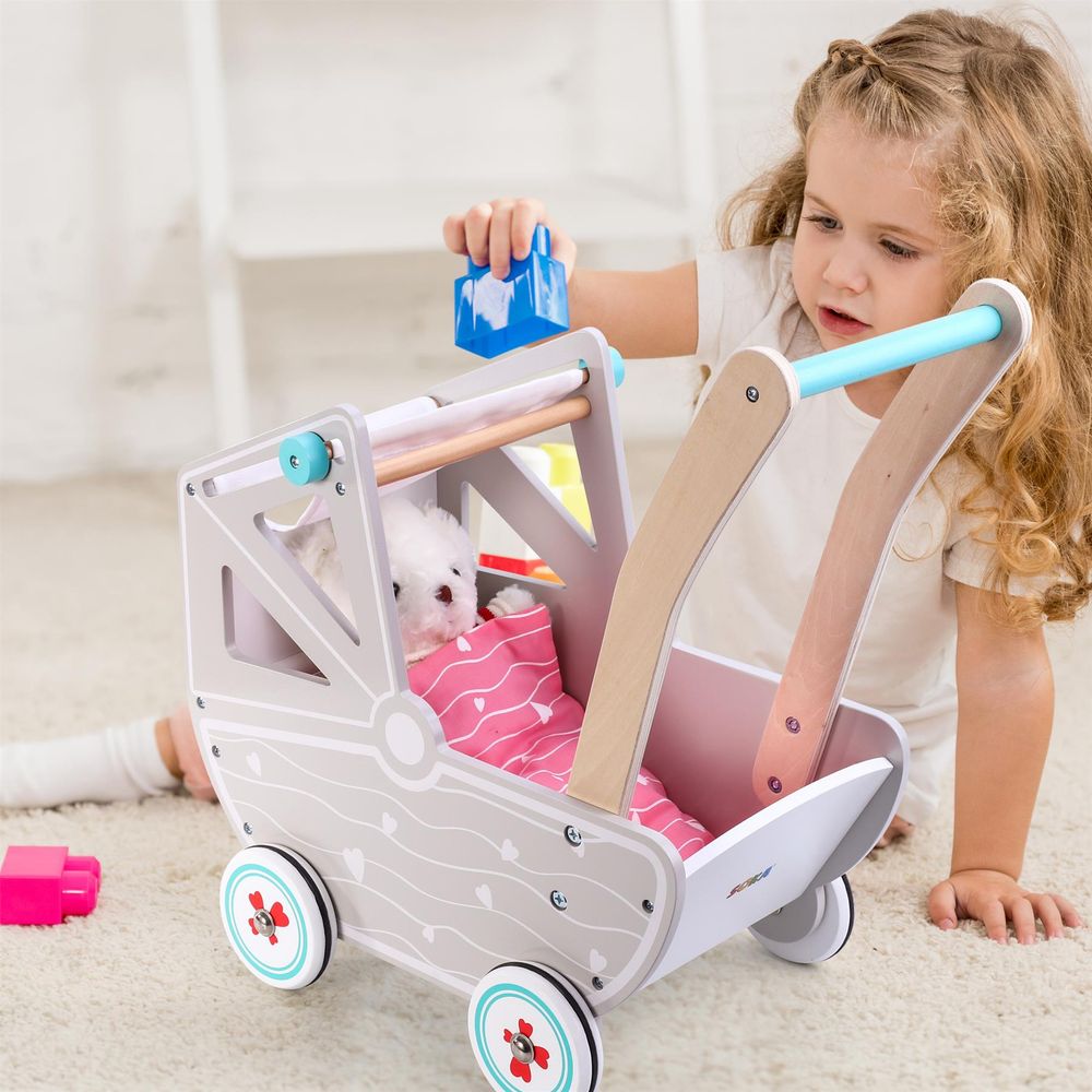 Stylish SOKA Doll Pram - Inspire Imaginative Play and Nurturing Fun!