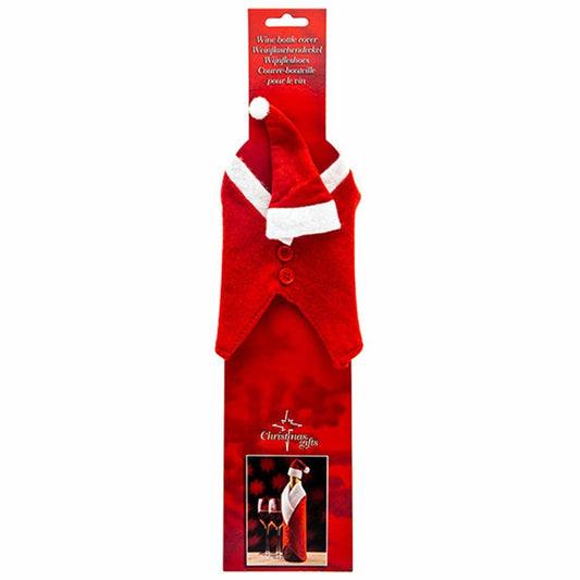 Festive Flo Wine Bottle Cover: Perfect Holiday Gift & Table Decor!