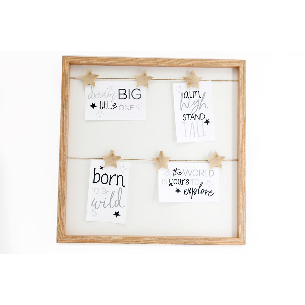 Starry String Photo Frame: Showcase 6 Cherished Memories in Style!