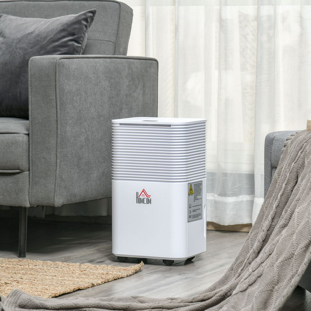 Ultra-Quiet 10L/Day Portable Dehumidifier ? Perfect for Home & Laundry Rooms!