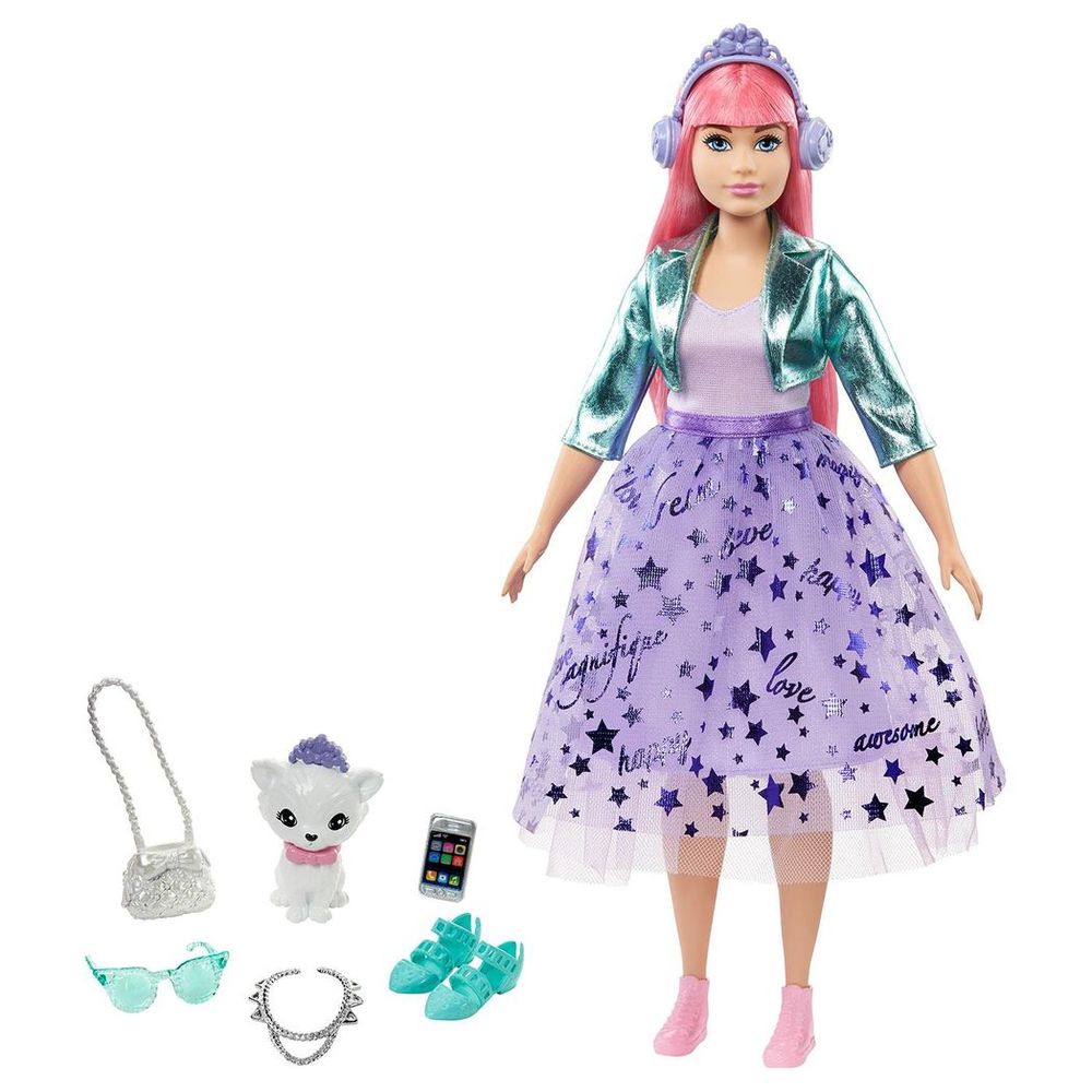 Enchanting Barbie Princess Adventure Daisy Doll with Kitten Companion