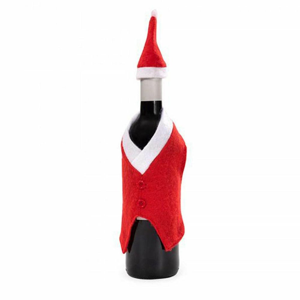 Festive Flo Wine Bottle Cover: Perfect Holiday Gift & Table Decor!