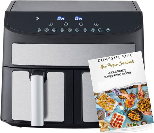 Domestic King 7L Digital Dual Basket Air Fryer - Crisp, Cook & Conquer!