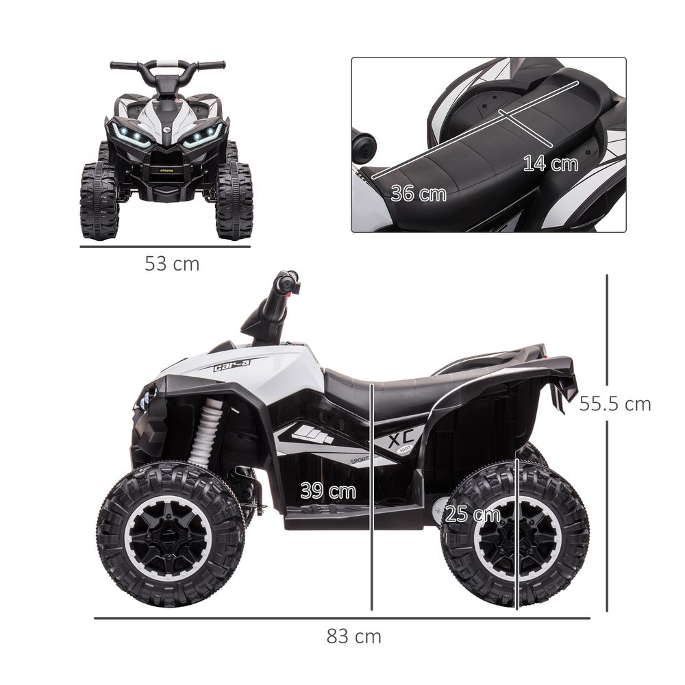 HOMCOM Kids 12V Electric ATV: Safe Adventure Ride-On for Ages 3-5!