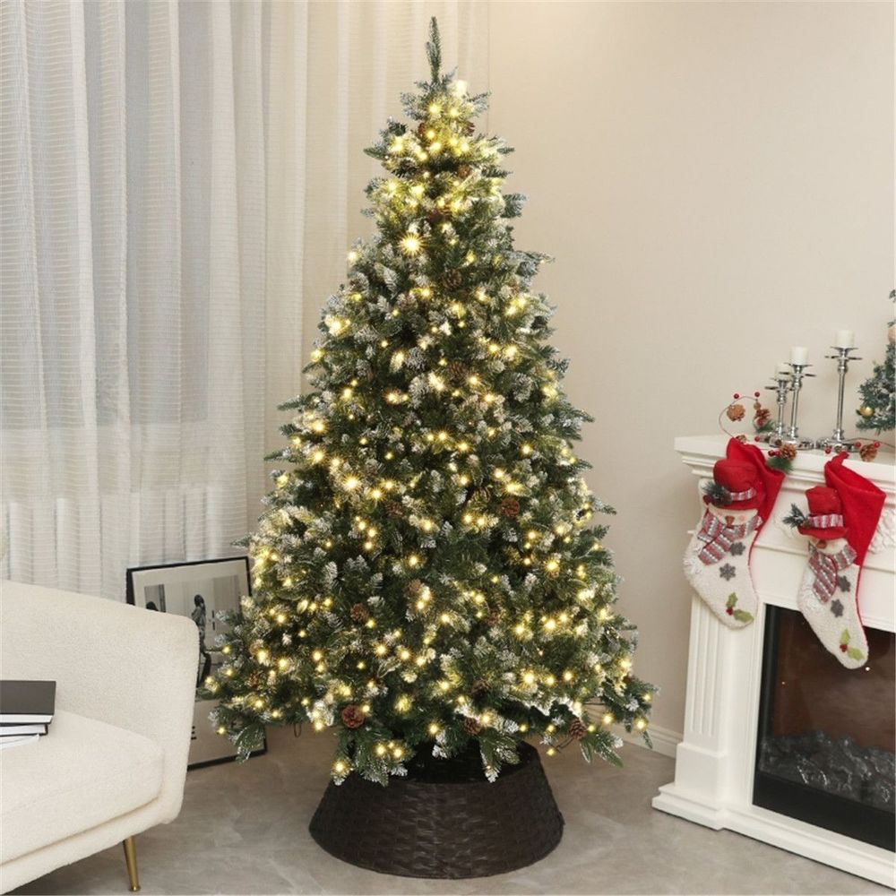 Festive 6ft LED Christmas Tree with 11 Modes & Realistic Design