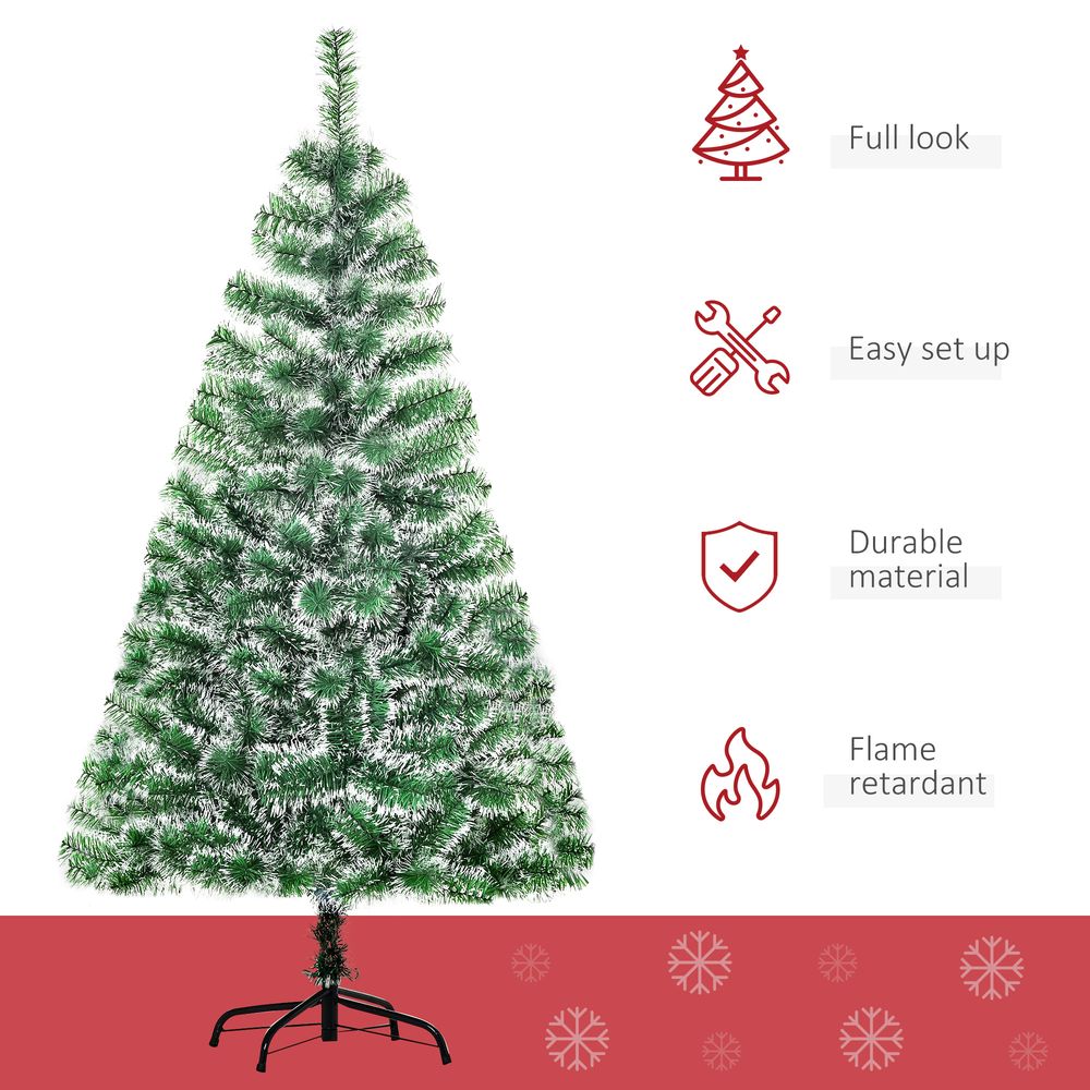 Majestic 5ft Artificial Christmas Tree with Metal Stand - Perfect Holiday D?cor