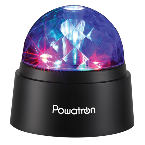 Powertron Starball Disco Light | Portable Multi-Colored Party Elegance