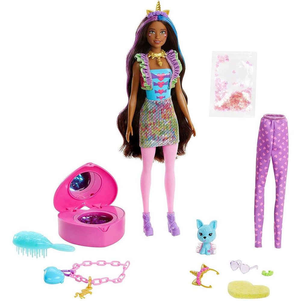 Barbie Colour Reveal Unicorn Doll: 25 Surprise Accessories & Fun Transformations!