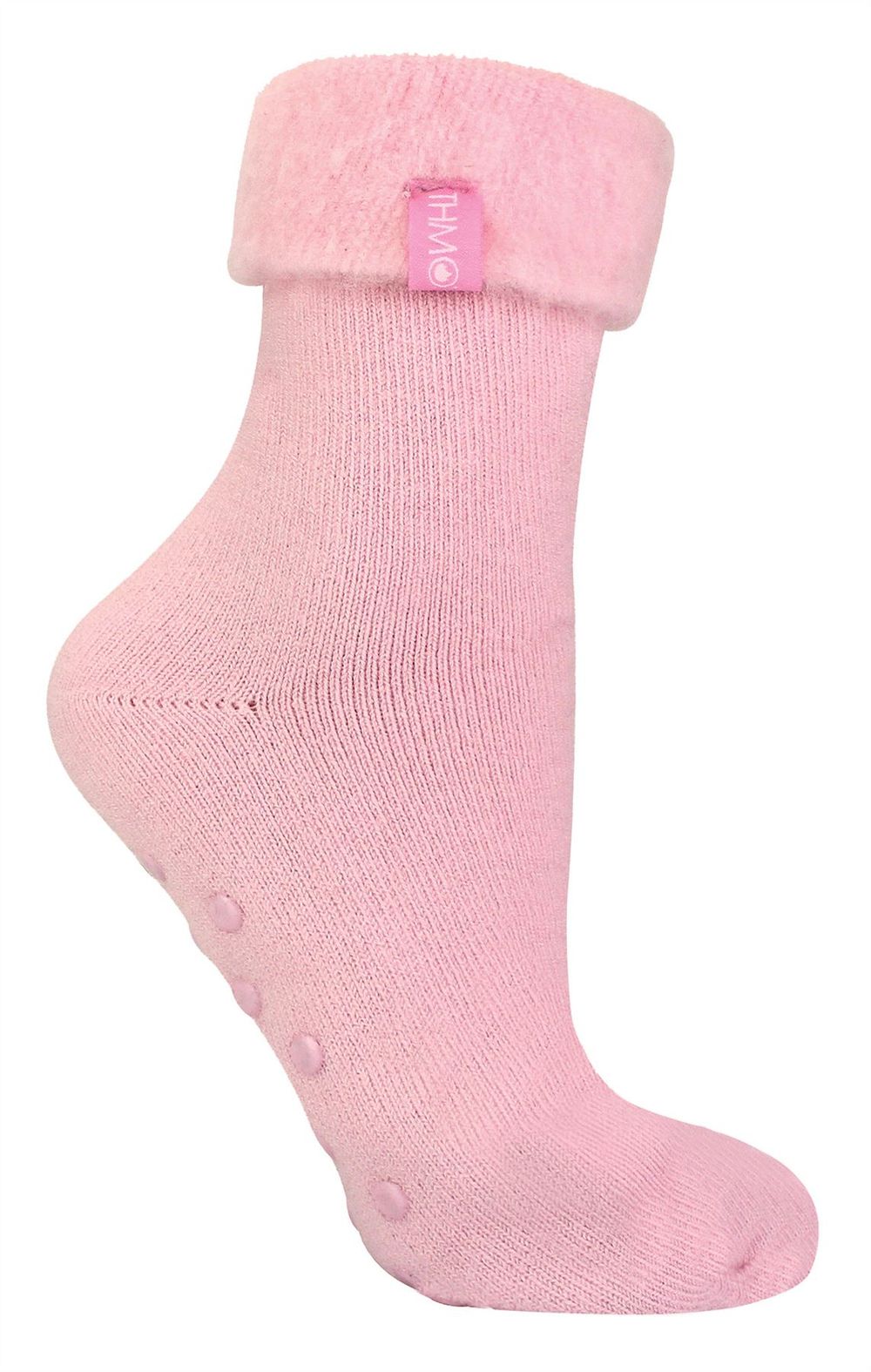 THMO Thermal Turnover Bed Socks: Cozy, Non-Slip Slippers for Chilly Nights