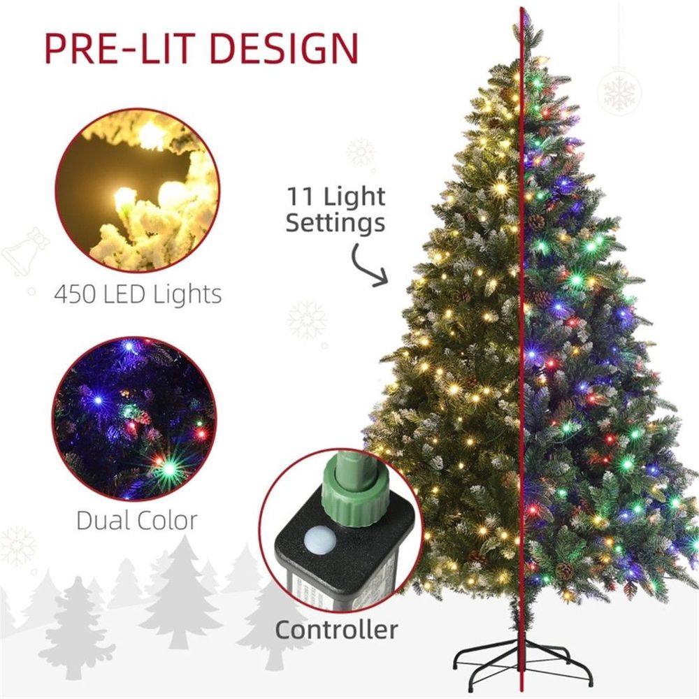 Festive 6ft LED Christmas Tree with 11 Modes & Realistic Design