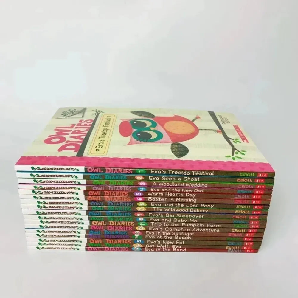 Owl Diaries: 17-Book Set for Creative Girls Ages 6-12 - Fun & Learning!