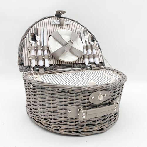 Charming 45CM Picnic Basket: Perfect for Outdoor Adventures!