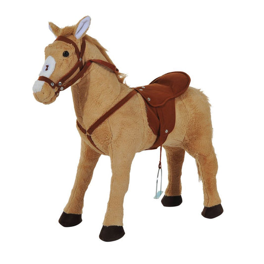 Whimsical Plush Ride-On Horse Toy: Gallop into Adventure!