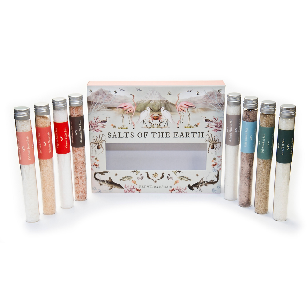 Salt of the Earth: Luxury Gourmet Finishing Salts Gift Set for Culinary Lovers