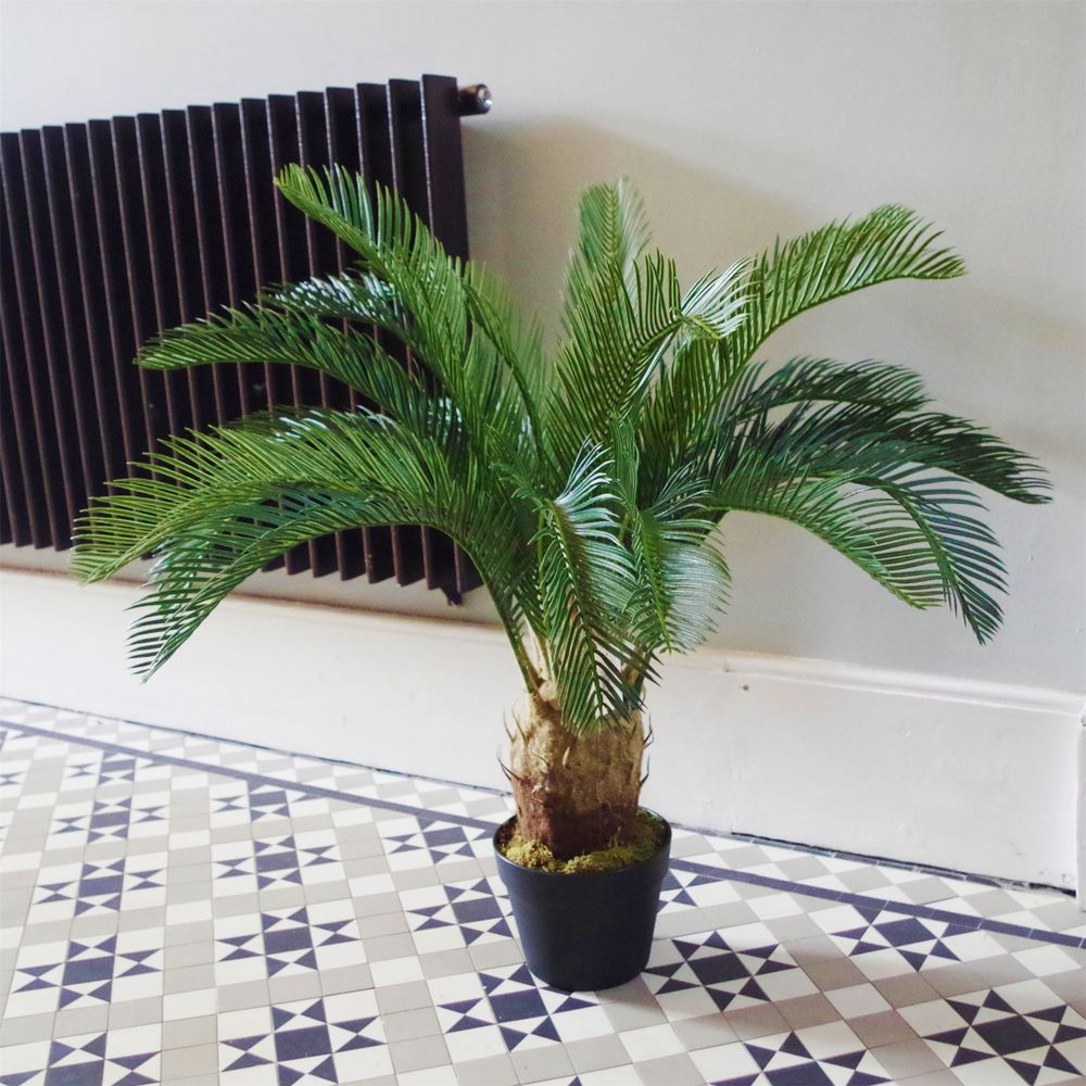 Stunning 80cm Artificial Cycas Palm - Modern Tropical Decor Accent