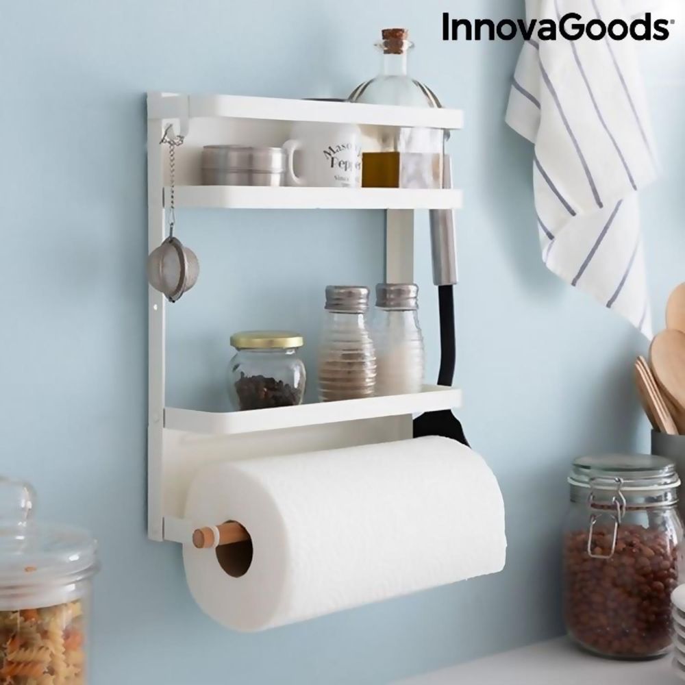 Space-Saving MagoRac Magnetic Organizer Rack - Versatile Kitchen & Home Shelf