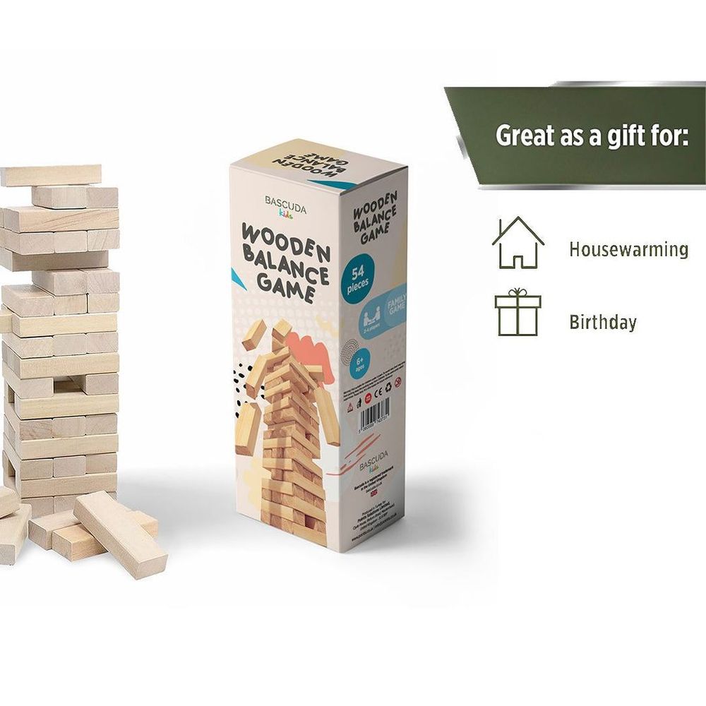 Wooden Balance Game: Fun & Skill-Building Challenge for All Ages!