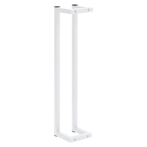 vidaXL Stylish White Steel Towel Rack - Sleek & Space-Saving Design