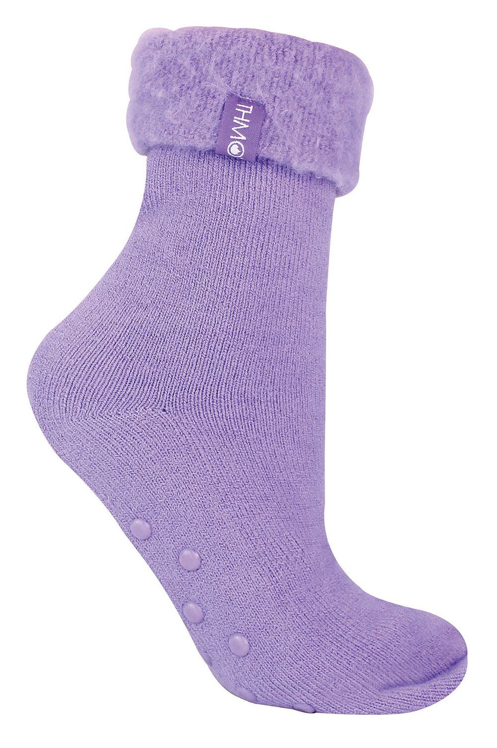 THMO Thermal Turnover Bed Socks: Cozy, Non-Slip Slippers for Chilly Nights