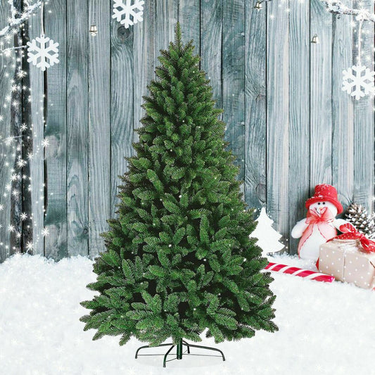 Realistic 7FT Green Artificial Colorado Christmas Tree - Easy Assembly!