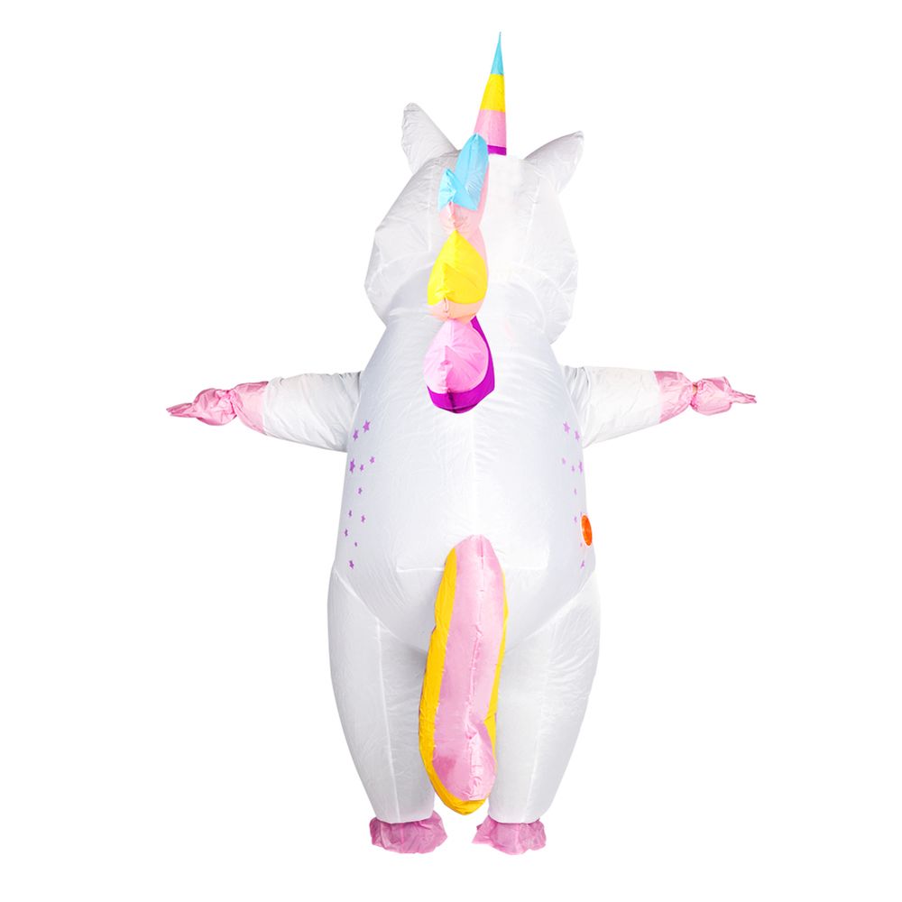 Enchanting Unicorn Inflatable Costume - Hilarious Full-Body Fun for All Ages!