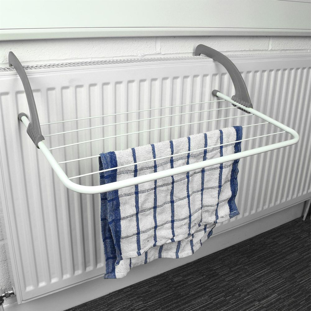 Space-Saving Over Radiator Clothes Airer - 2-Pack for Efficient Drying!