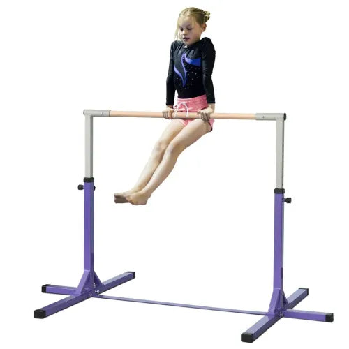 Adjustable Kids Gymnastics Horizontal Bar - Perfect for Home Fitness Fun!