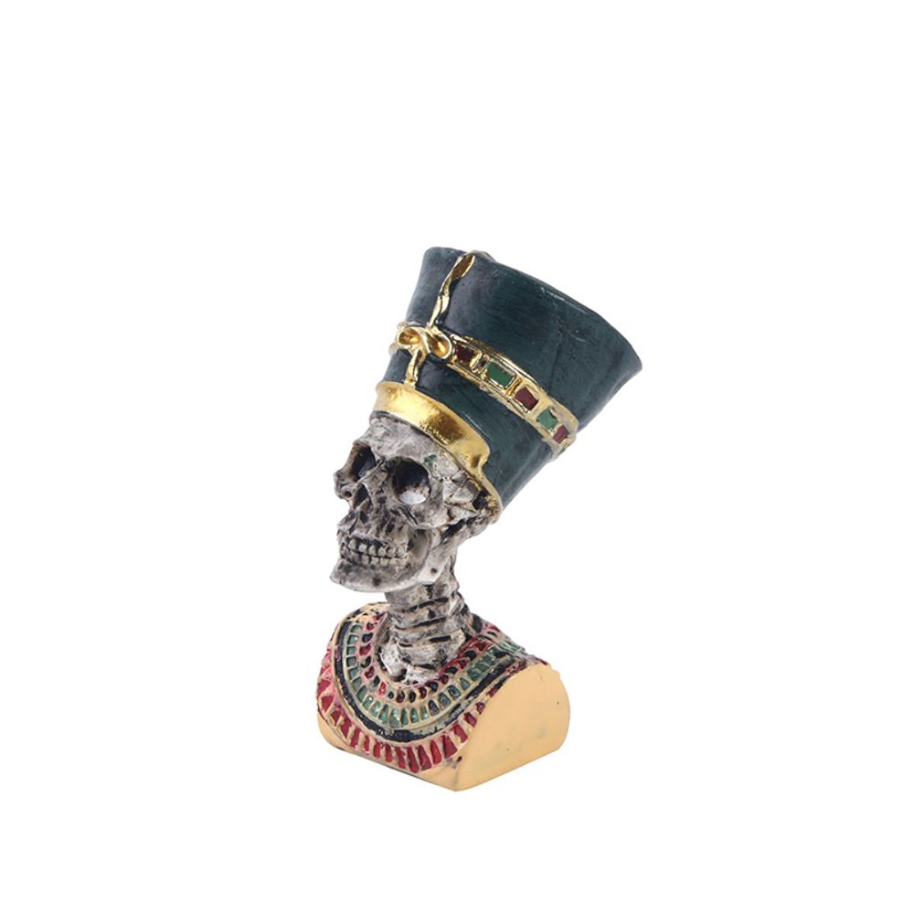 Cleopatra Skull Statue: Ancient Egyptian Decor for Halloween Collectors