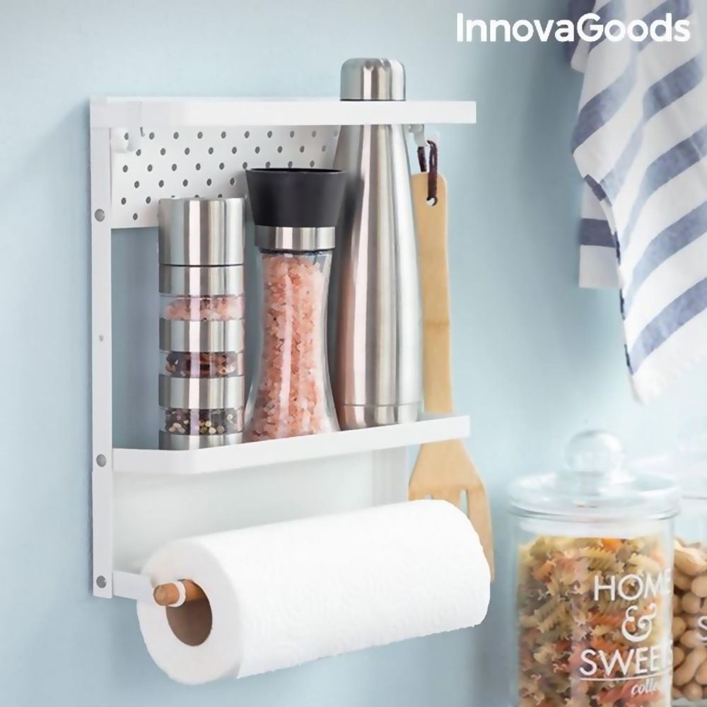 Space-Saving MagoRac Magnetic Organizer Rack - Versatile Kitchen & Home Shelf