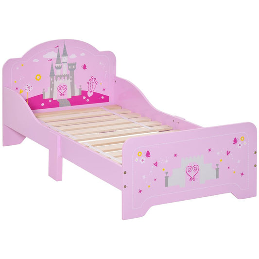 Enchanting Pink Princess Castle Bed for Kids 3-6 yrs - Safe & Sturdy Design