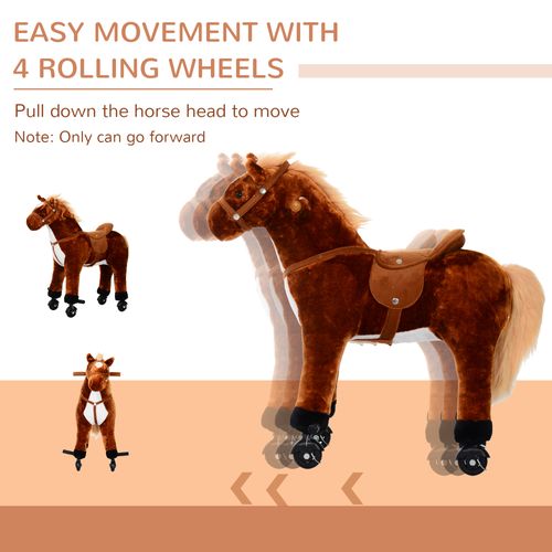 Galloping Joy: Interactive Plush Walk-On Pony for Fun-Filled Adventures!